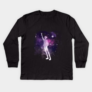 To the space station Kids Long Sleeve T-Shirt